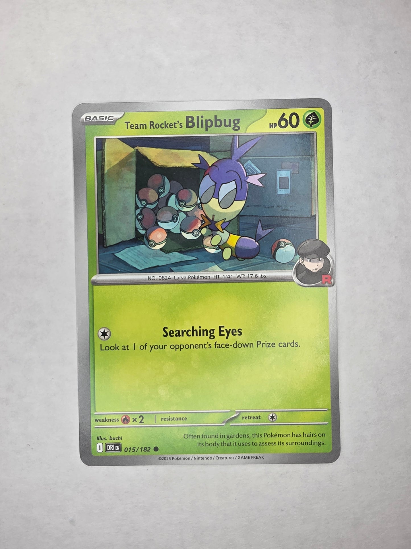 #015/182 Team Rocket's Blipbug Normal