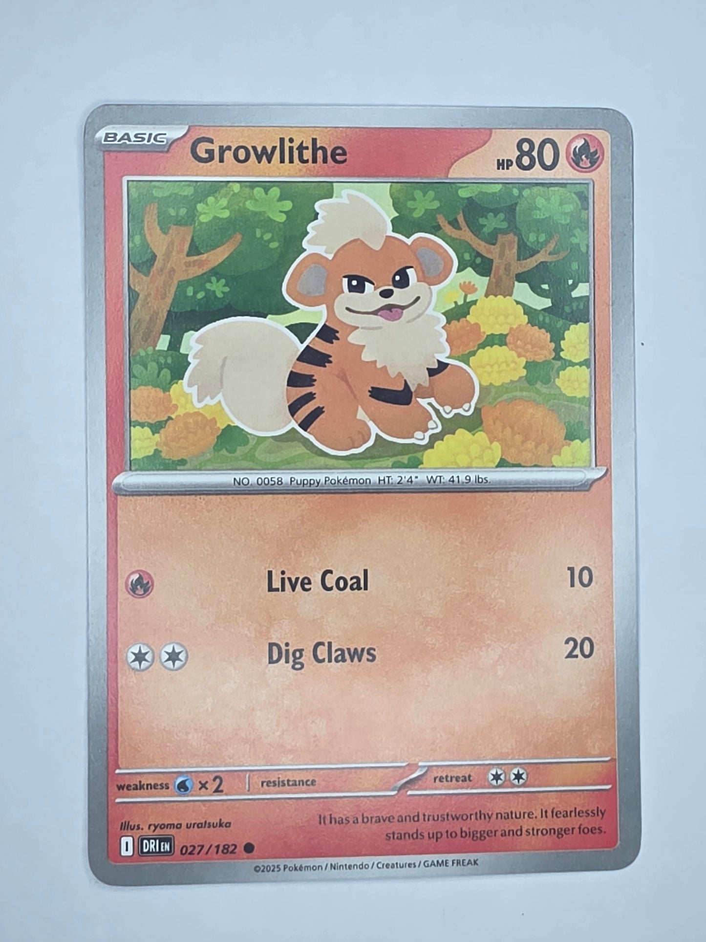 #027/182 Growlithe Normal