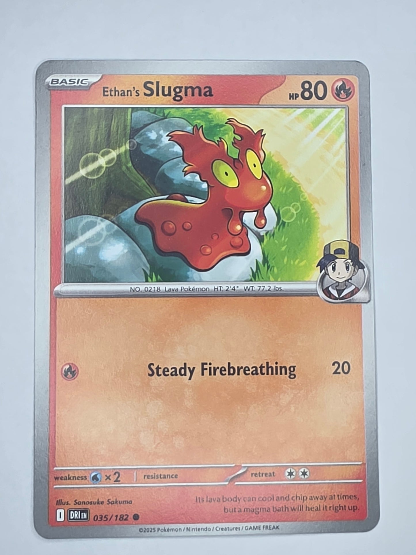 #035/182 Ethan's Slugma Normal