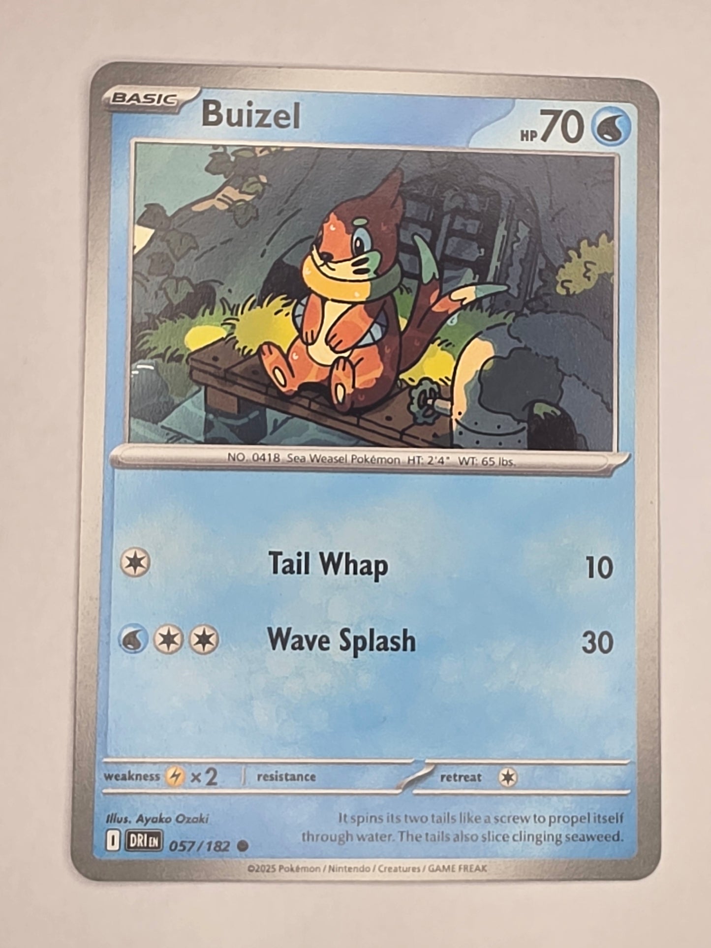 #057/182 Buizel Normal