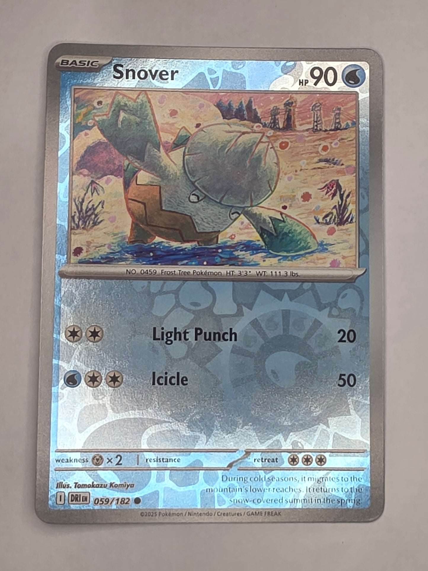 #059/182 Snover Reverse Holo