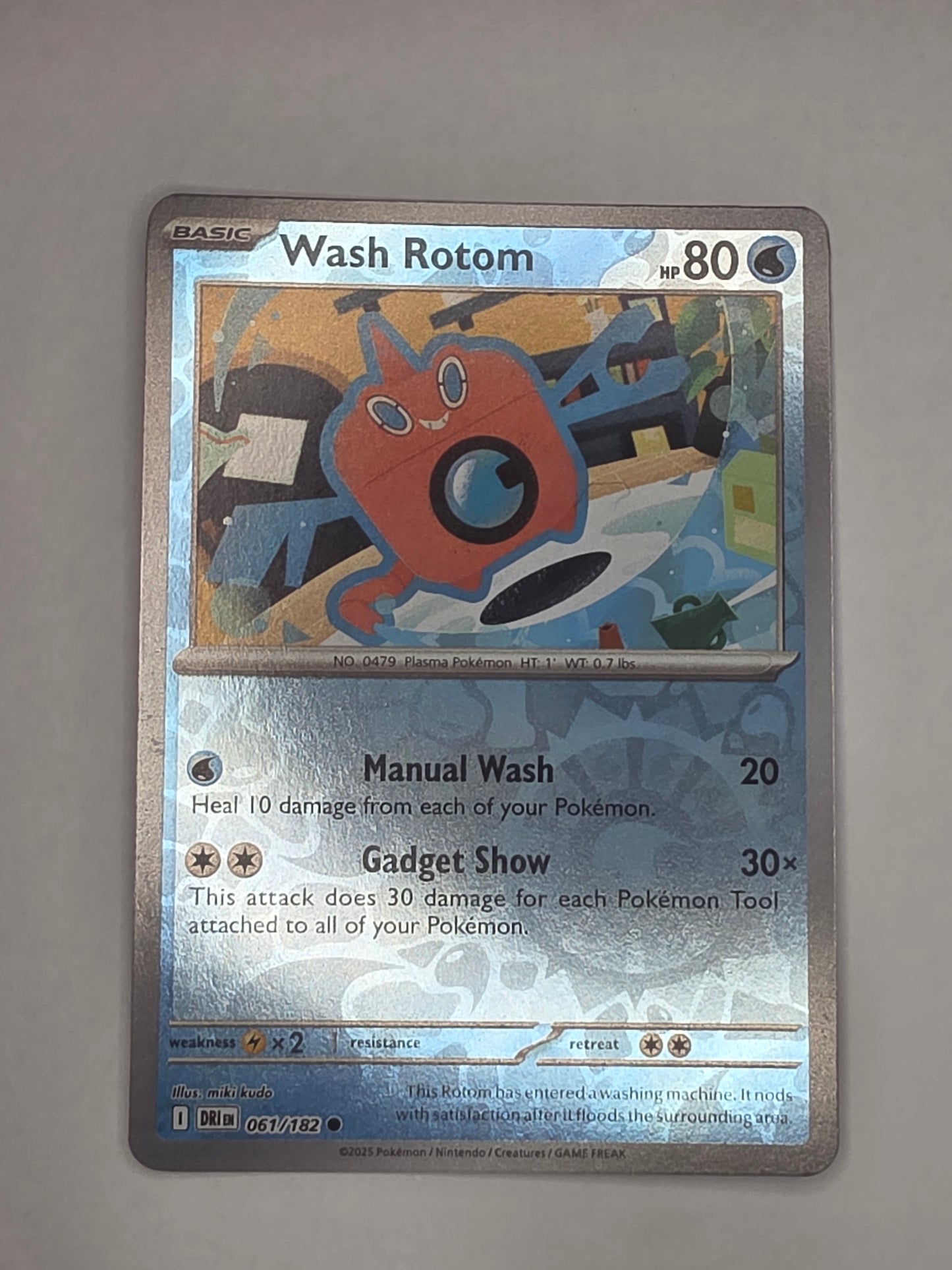 #061/182 Wash Rotom Reverse Holo