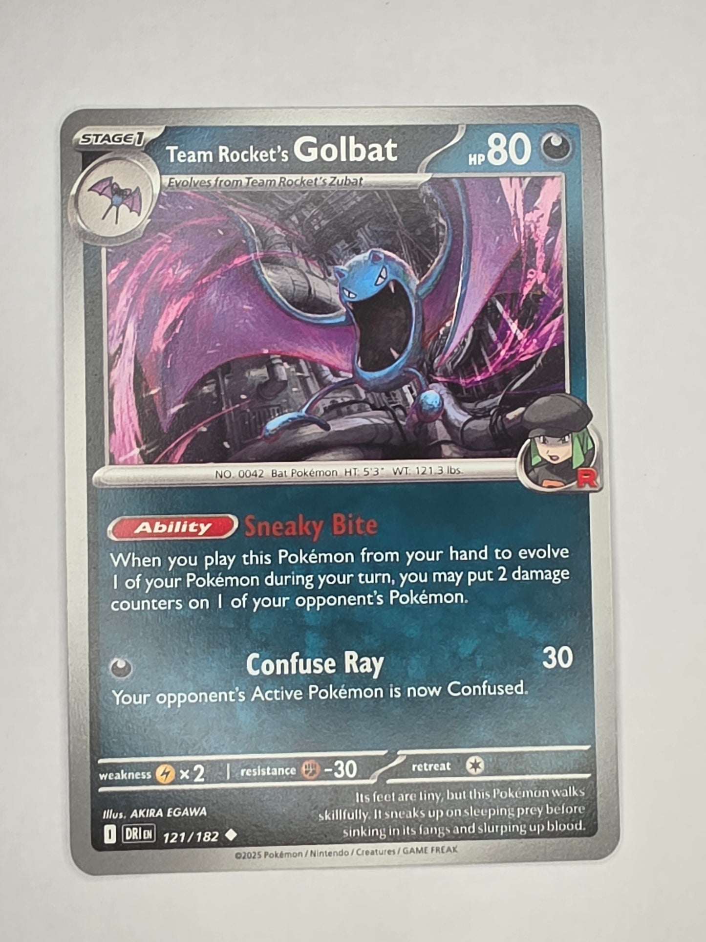 #121/182 Team Rocket's Golbat Normal