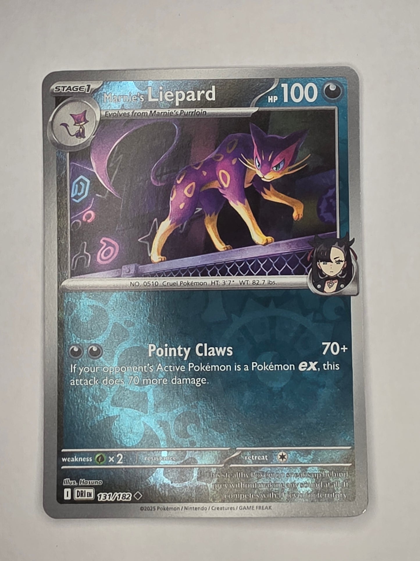 #131/182 Marnie's Liepard Reverse Holo