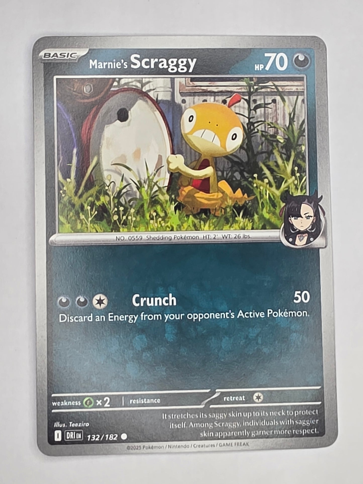 #132/182 Marnie's Scraggy Normal