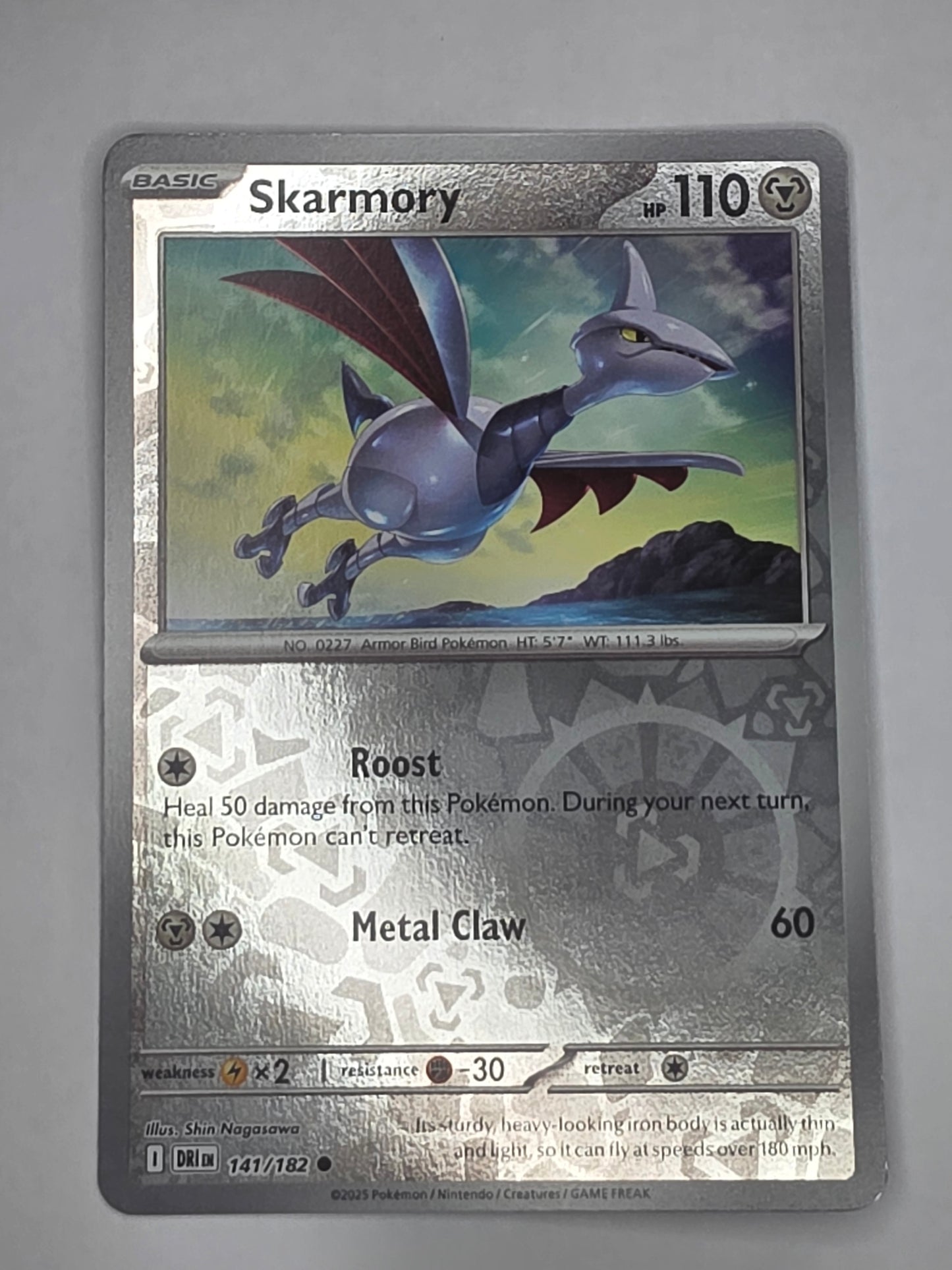 #141/182 Skarmory Reverse Holo