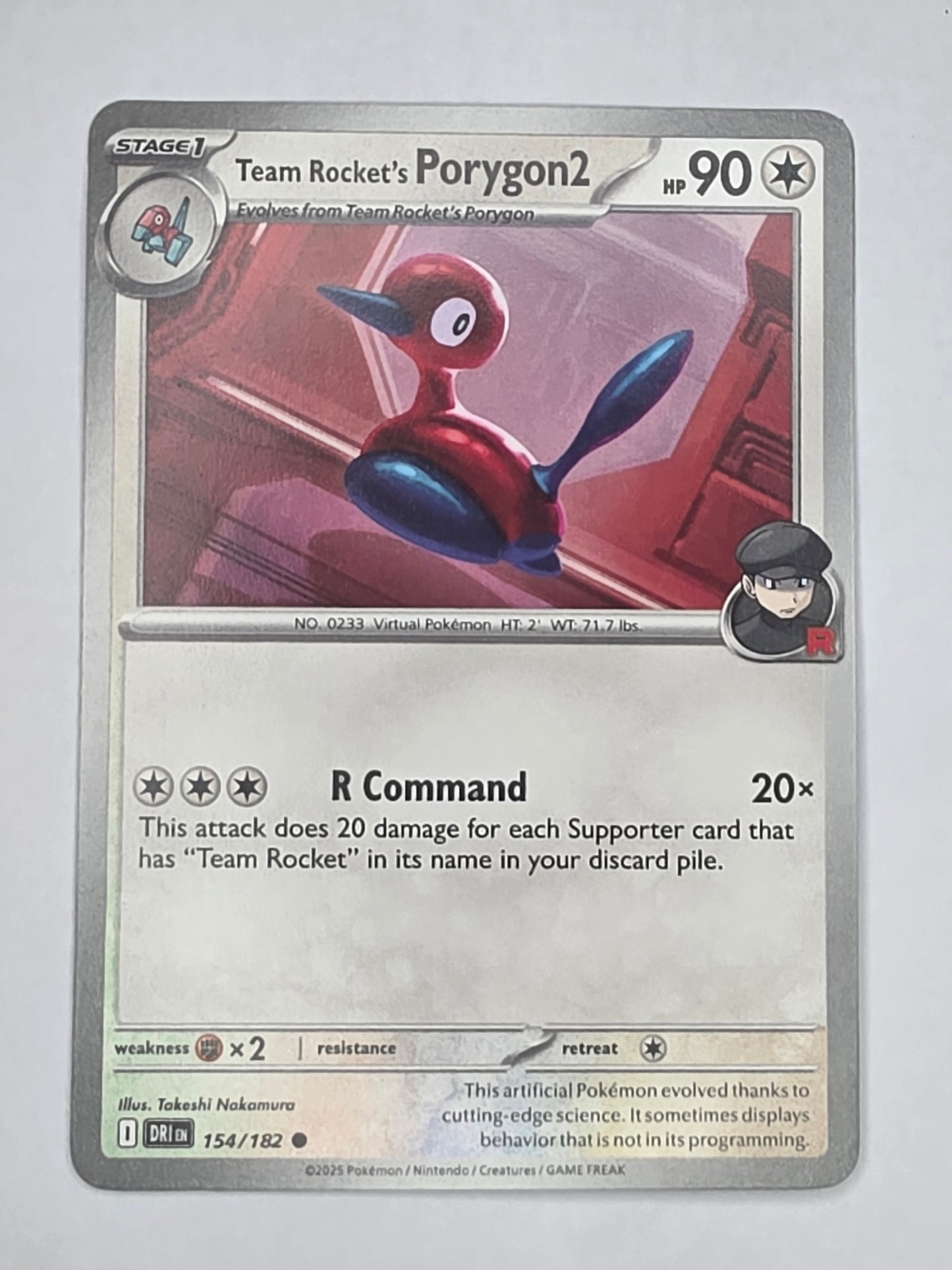 #154/182 Team Rocket's Porygon2 Normal