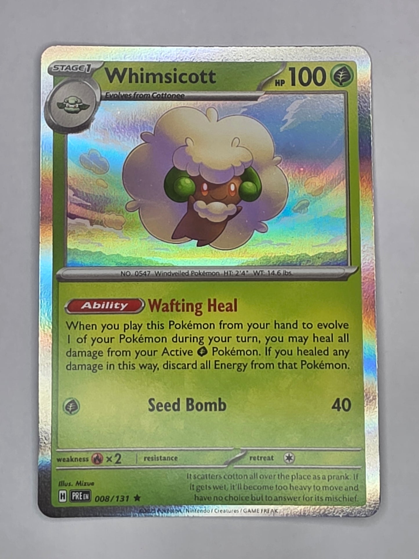 #008/131 Whimsicott Holofoil