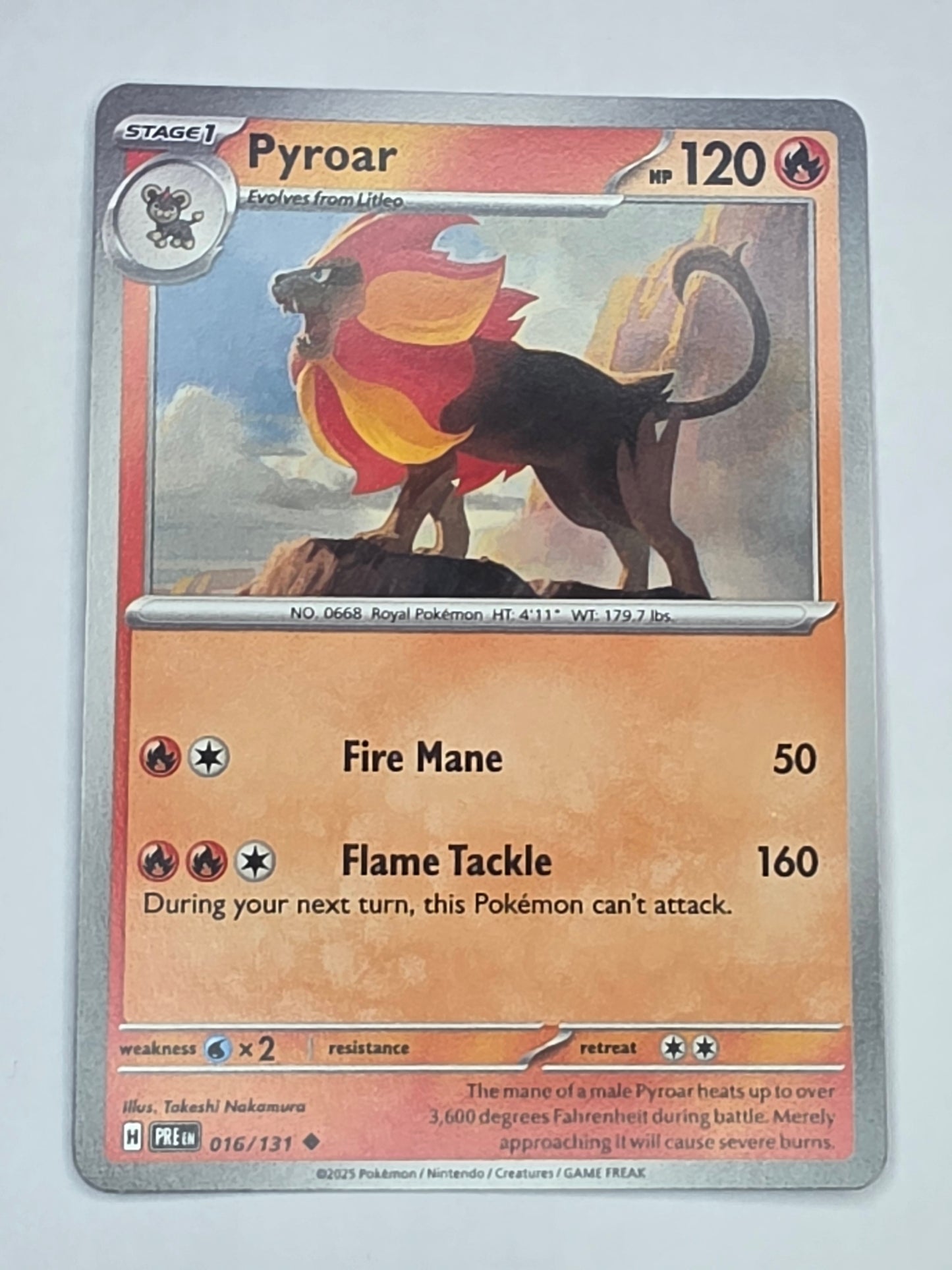 #016/131 Pyroar Normal