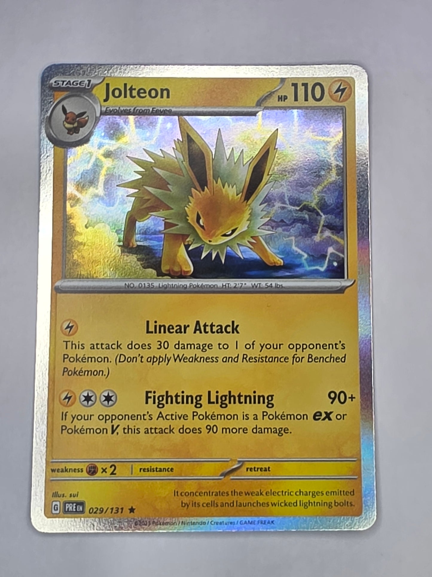 #029/131 Jolteon Holofoil