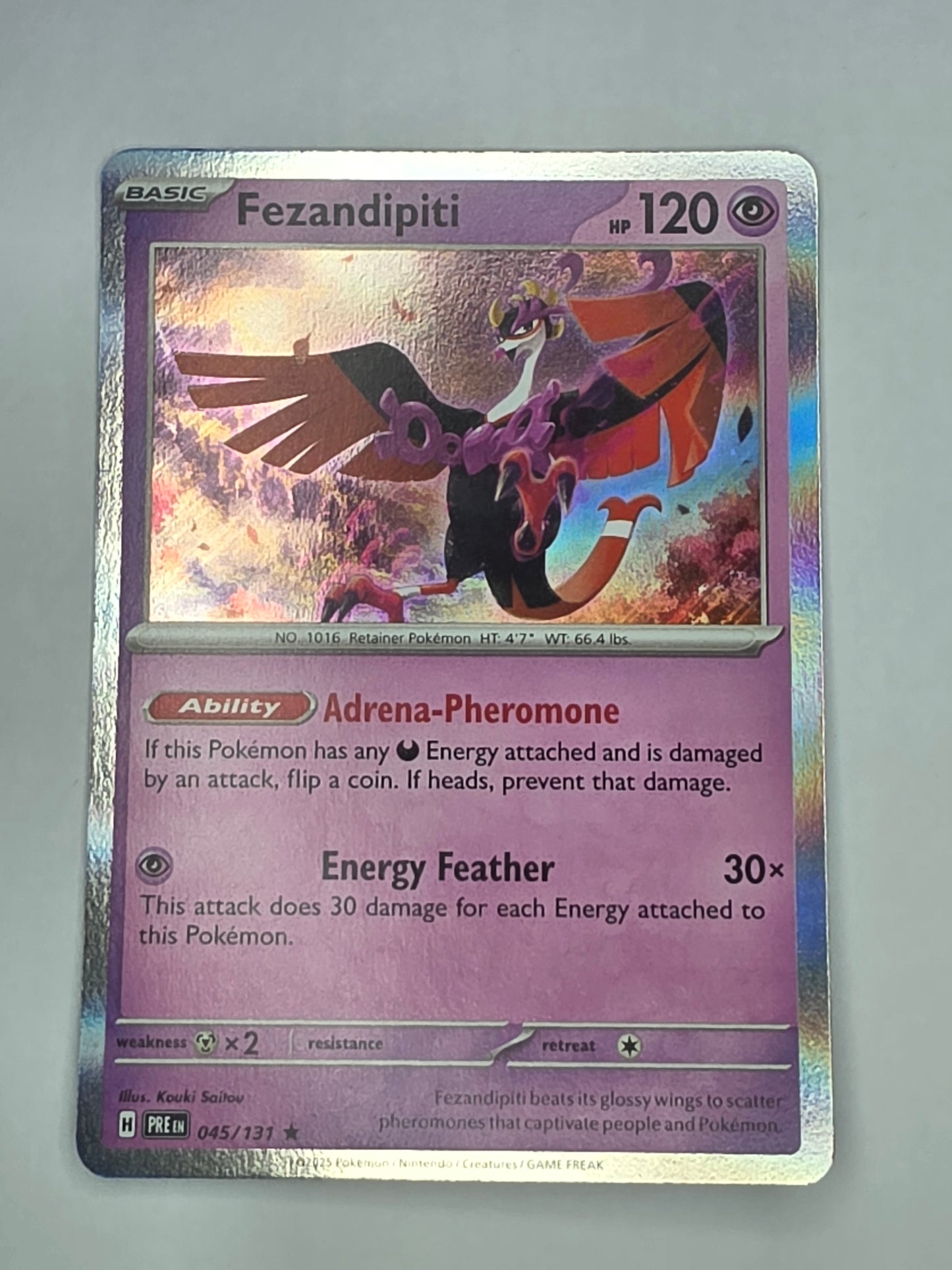 #045/131 Fezandipiti Holofoil