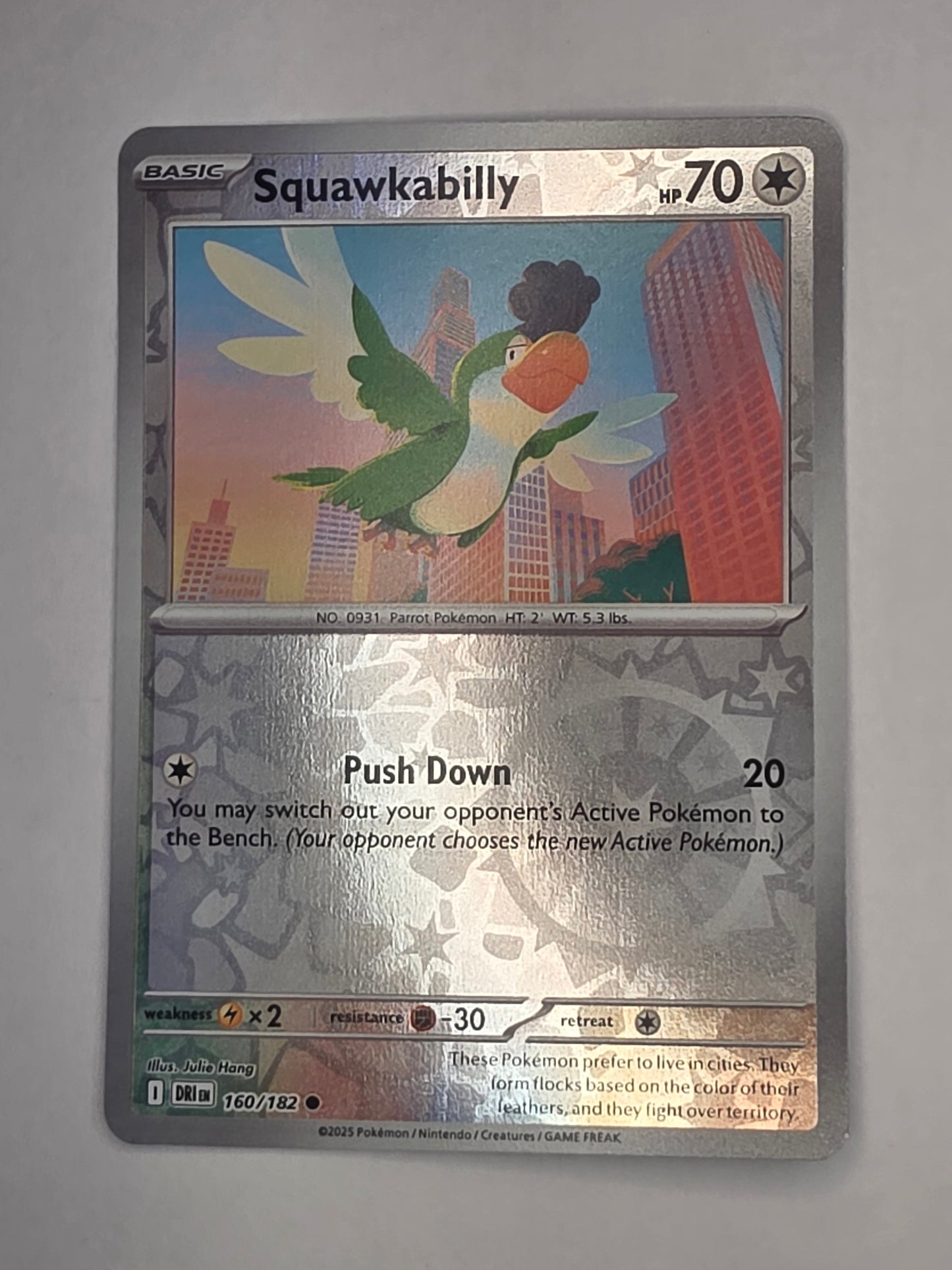 #160/182 Squawkabilly Reverse Holo