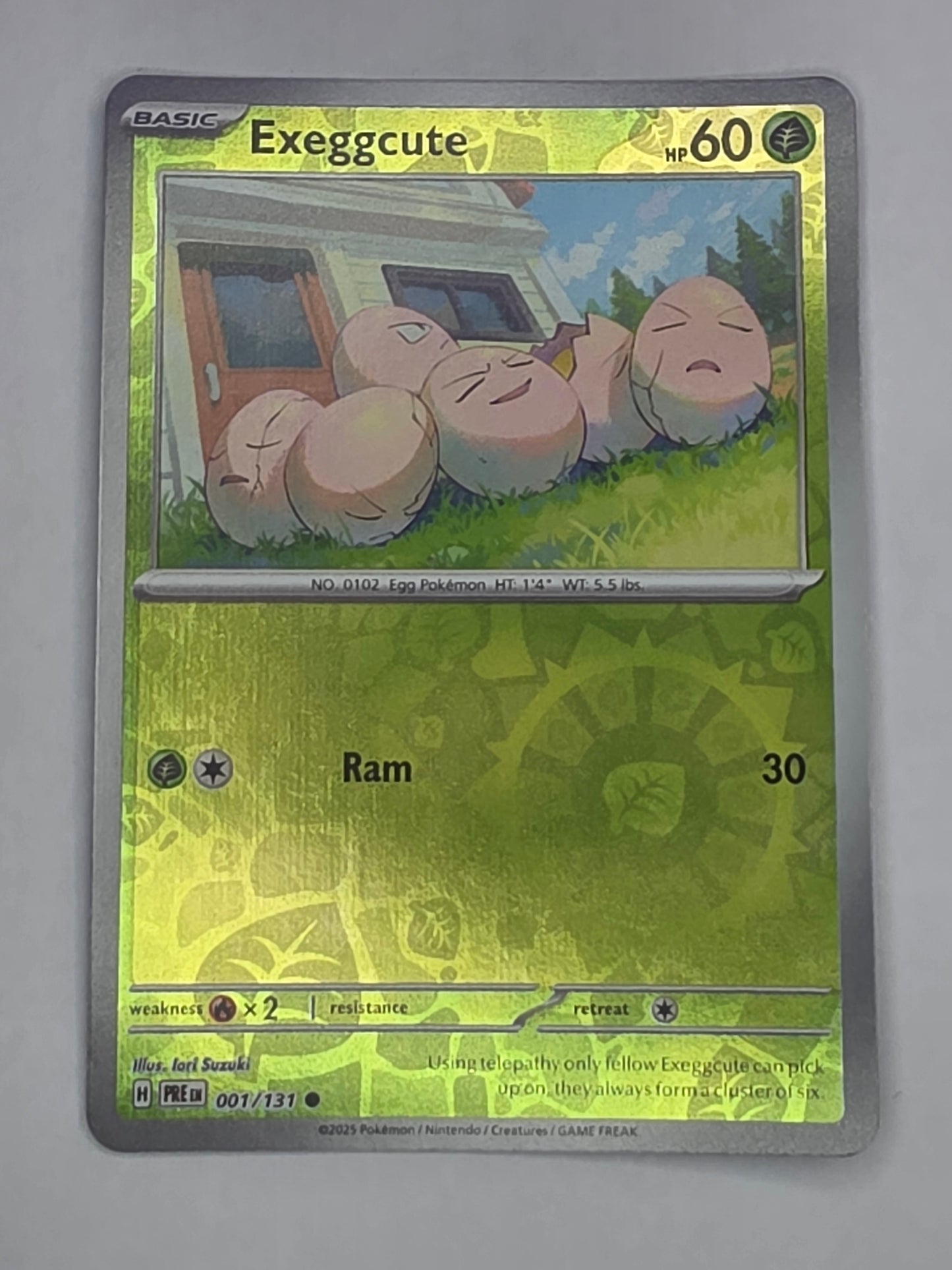 #001/131 Exeggcute Reverse Holo