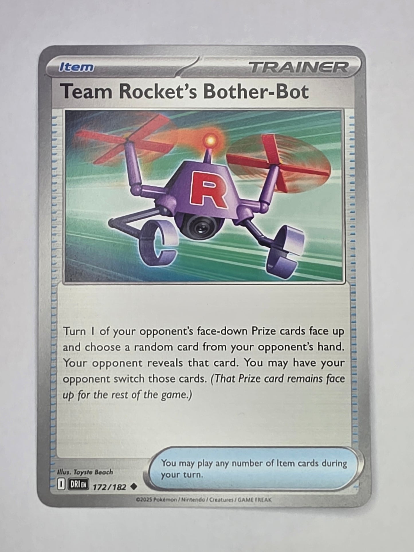 #172/182 Team Rocket's Bother-Bot Normal