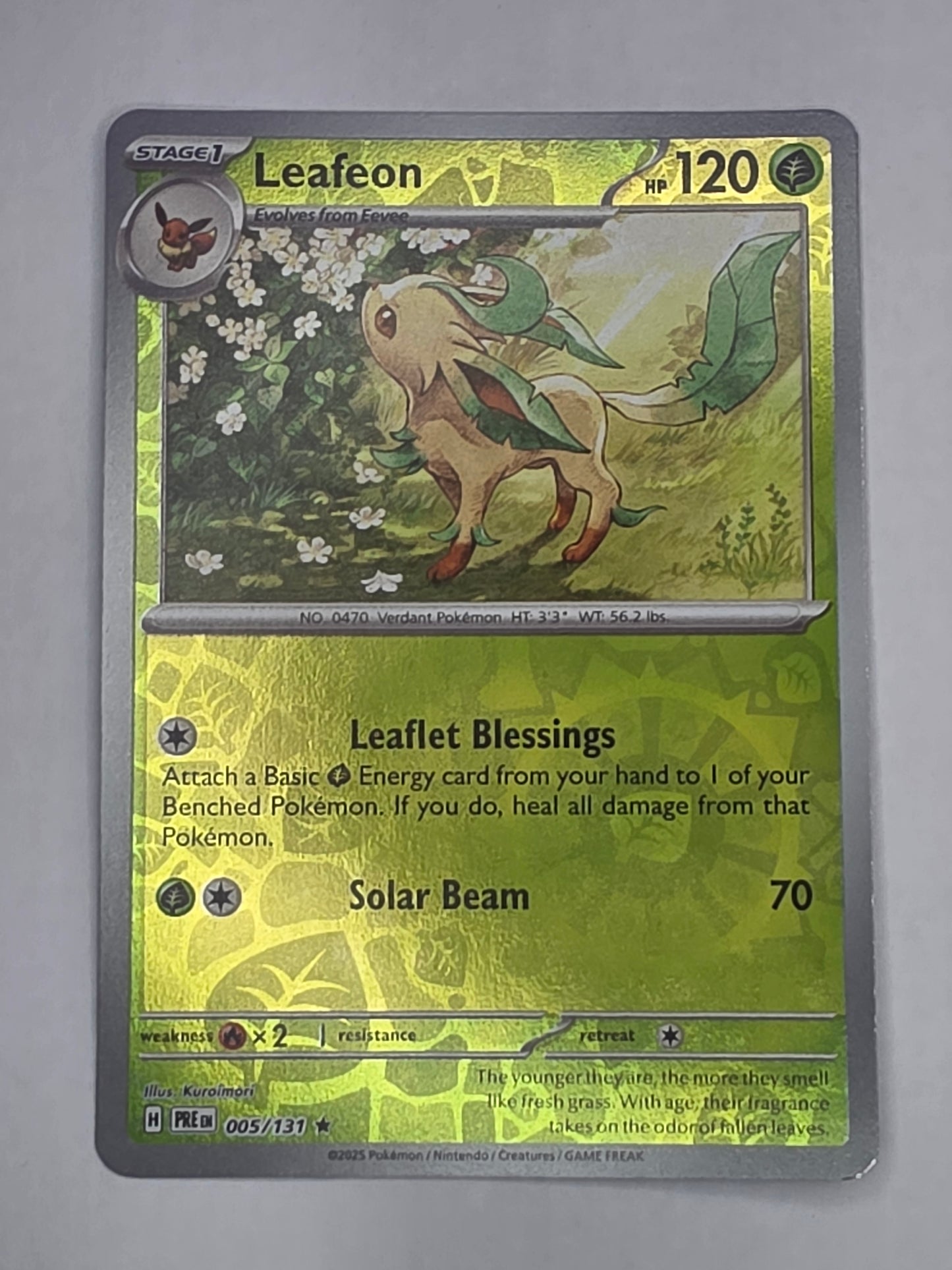 #005/131 Leafeon Reverse Holo
