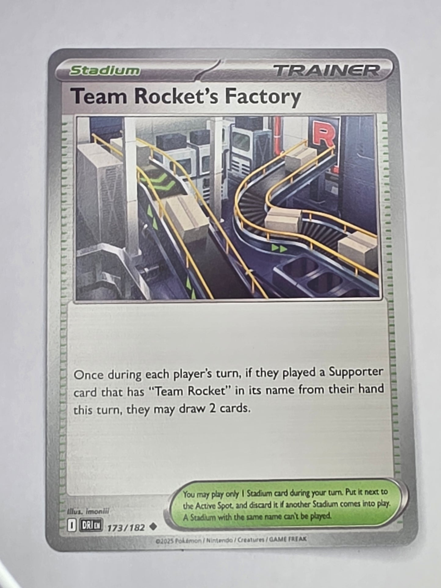 #173/182 Team Rocket's Factory Normal