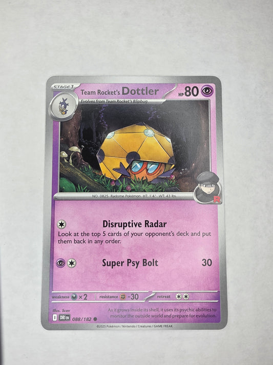 #088/182 Team Rocket's Dottler Normal