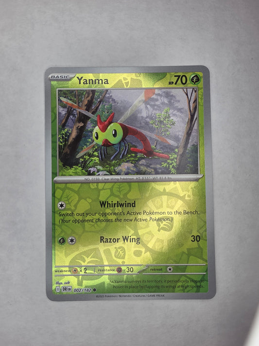 #002/182 Yanma Reverse Holo