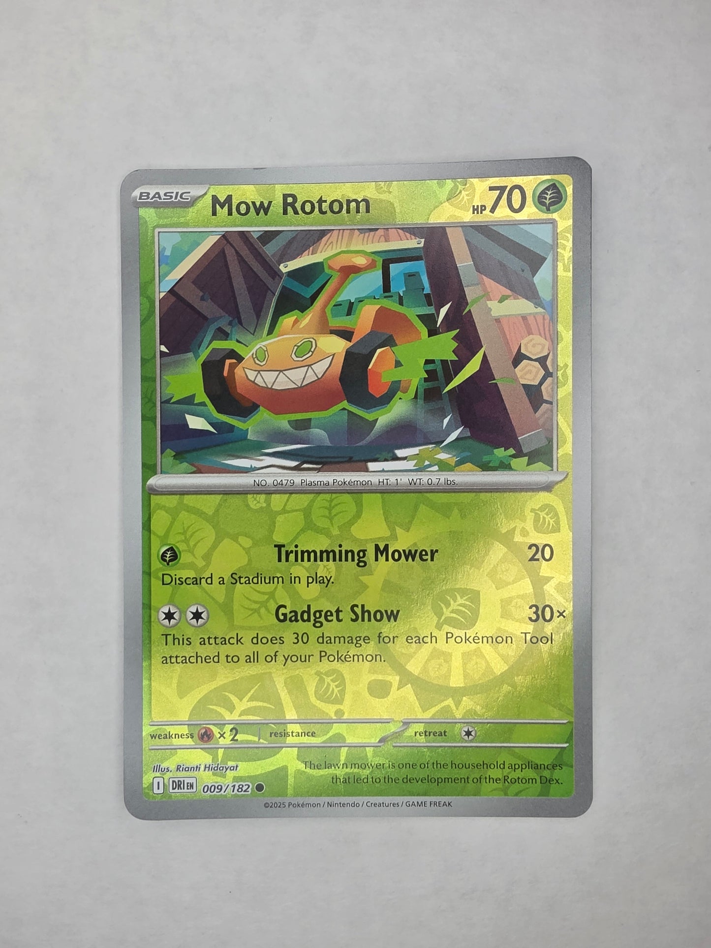 #009/182 Mow Rotom Reverse Holo