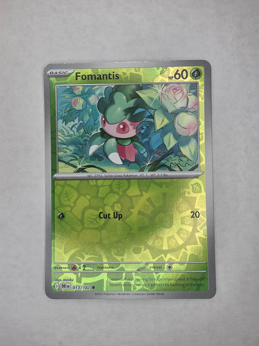 #013/182 Fomantis Reverse Holo