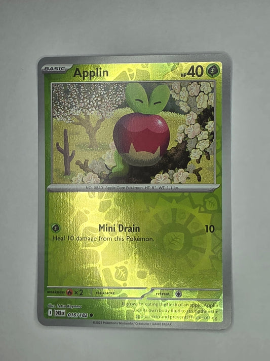 #016/182 Applin Reverse Holo