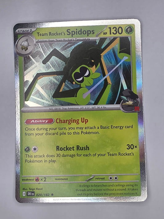#020/182 Team Rocket's Spidops Holofoil