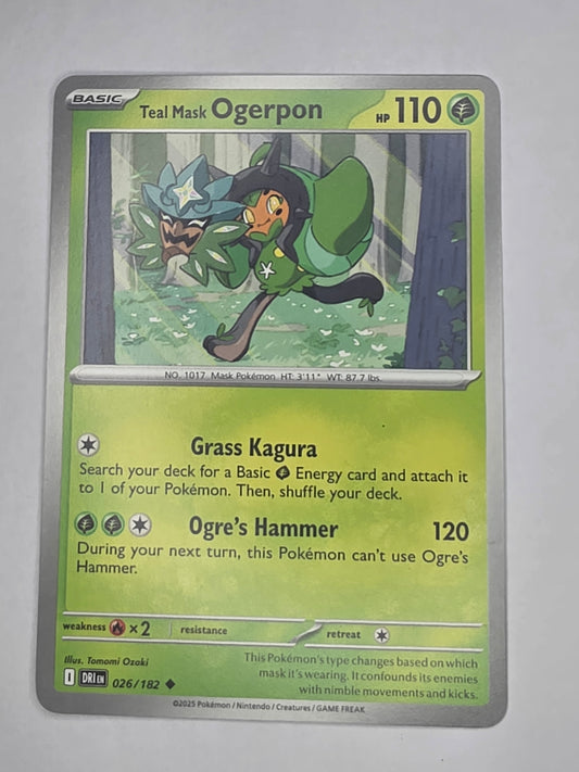 #026/182 Teal Mask Ogerpon Normal