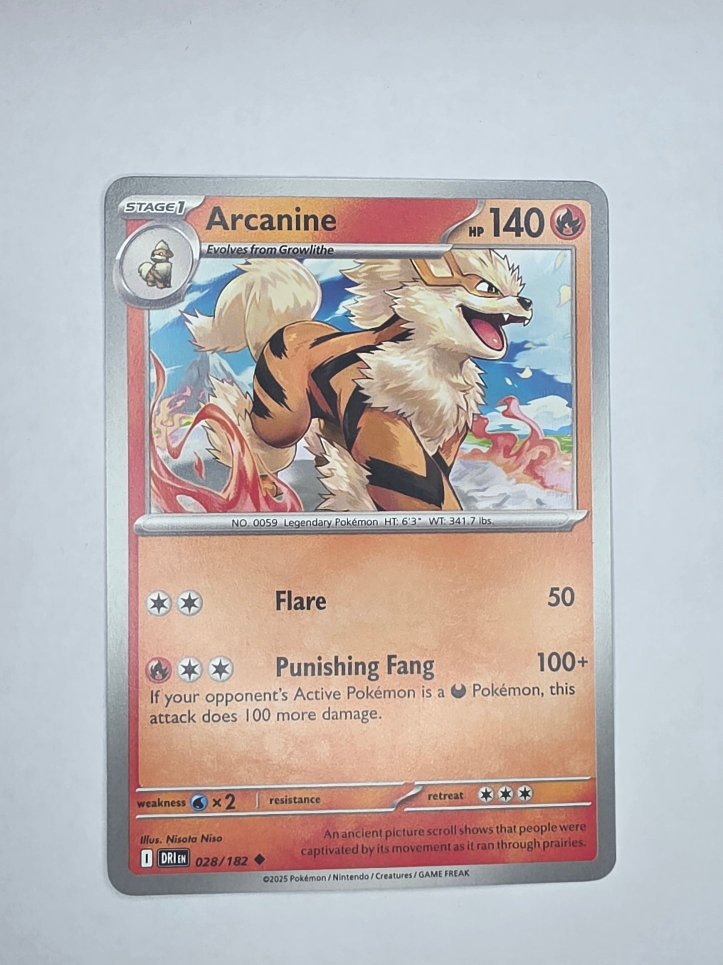 #028/182 Arcanine Normal
