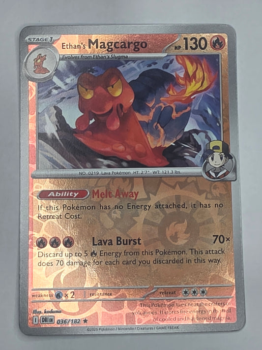 #036/182 Ethan's Magcargo Reverse Holo