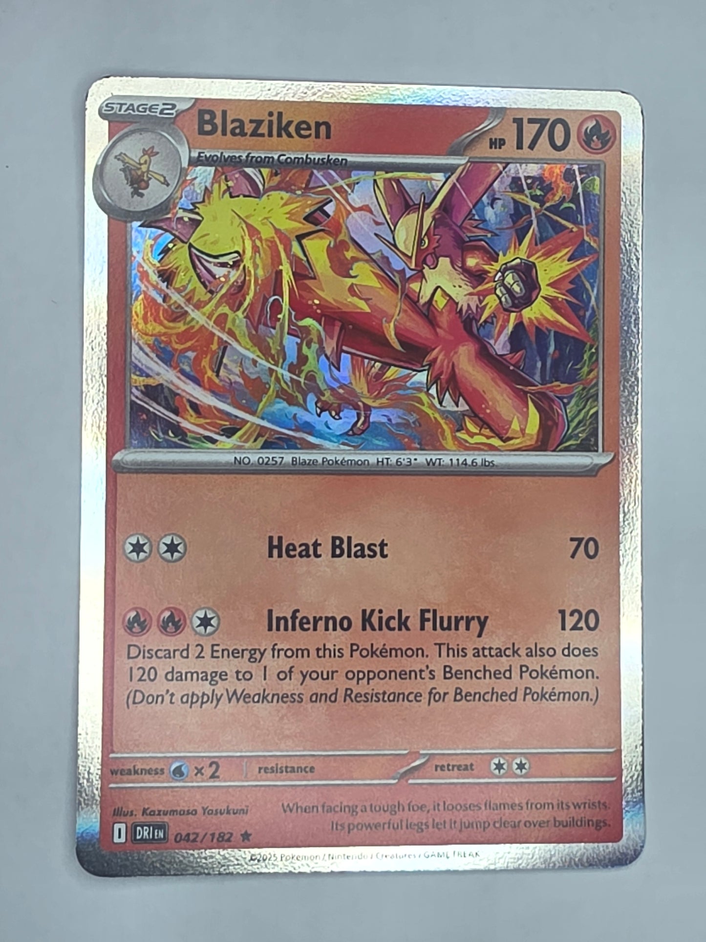 #042/182 Blaziken Holofoil