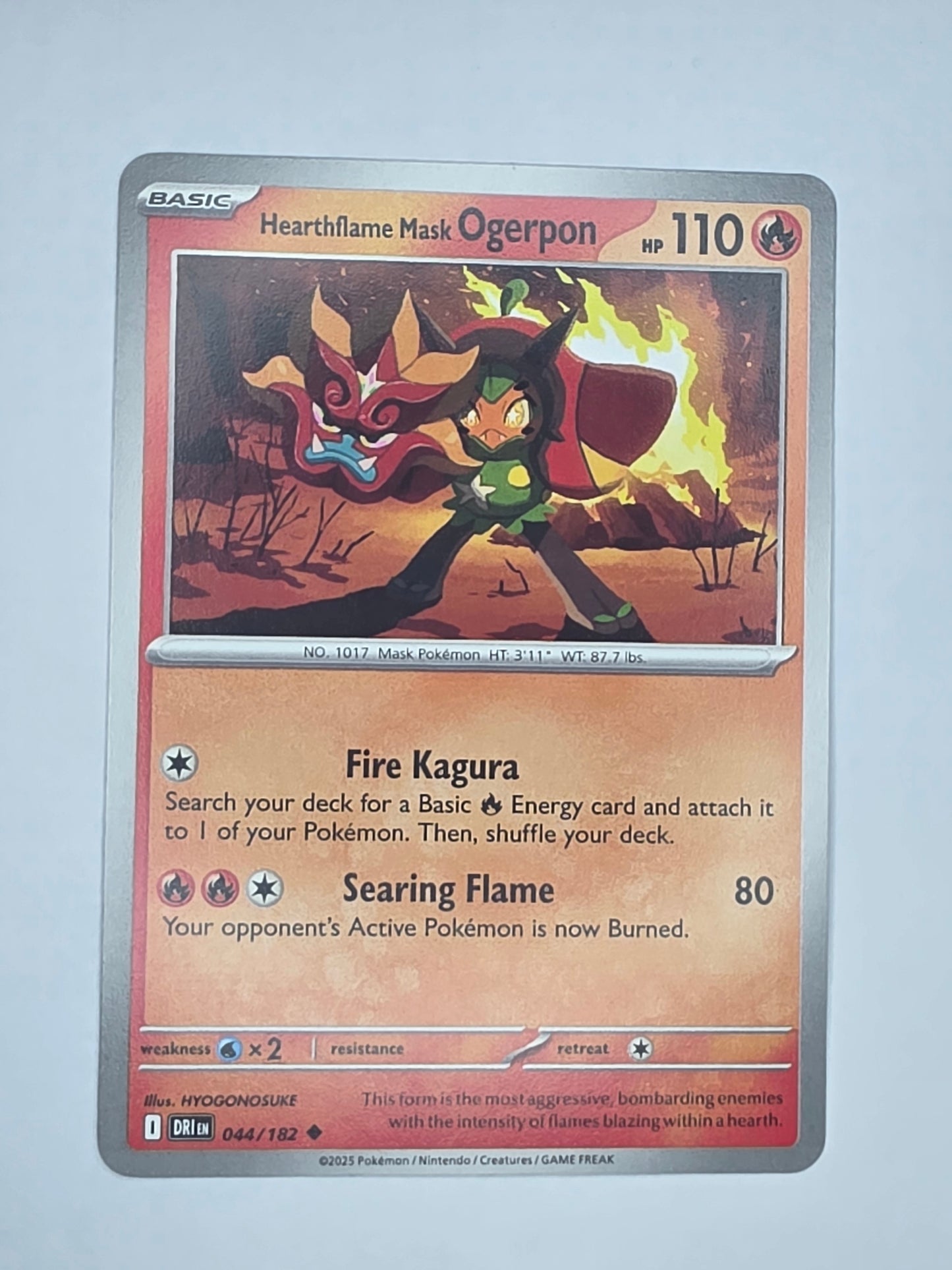 #044/182 Hearthflame Mask Ogerpon Normal