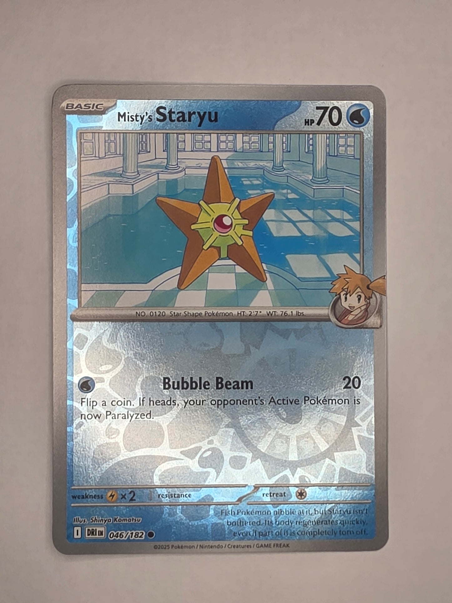 #046/182 Misty's Staryu Reverse Holo