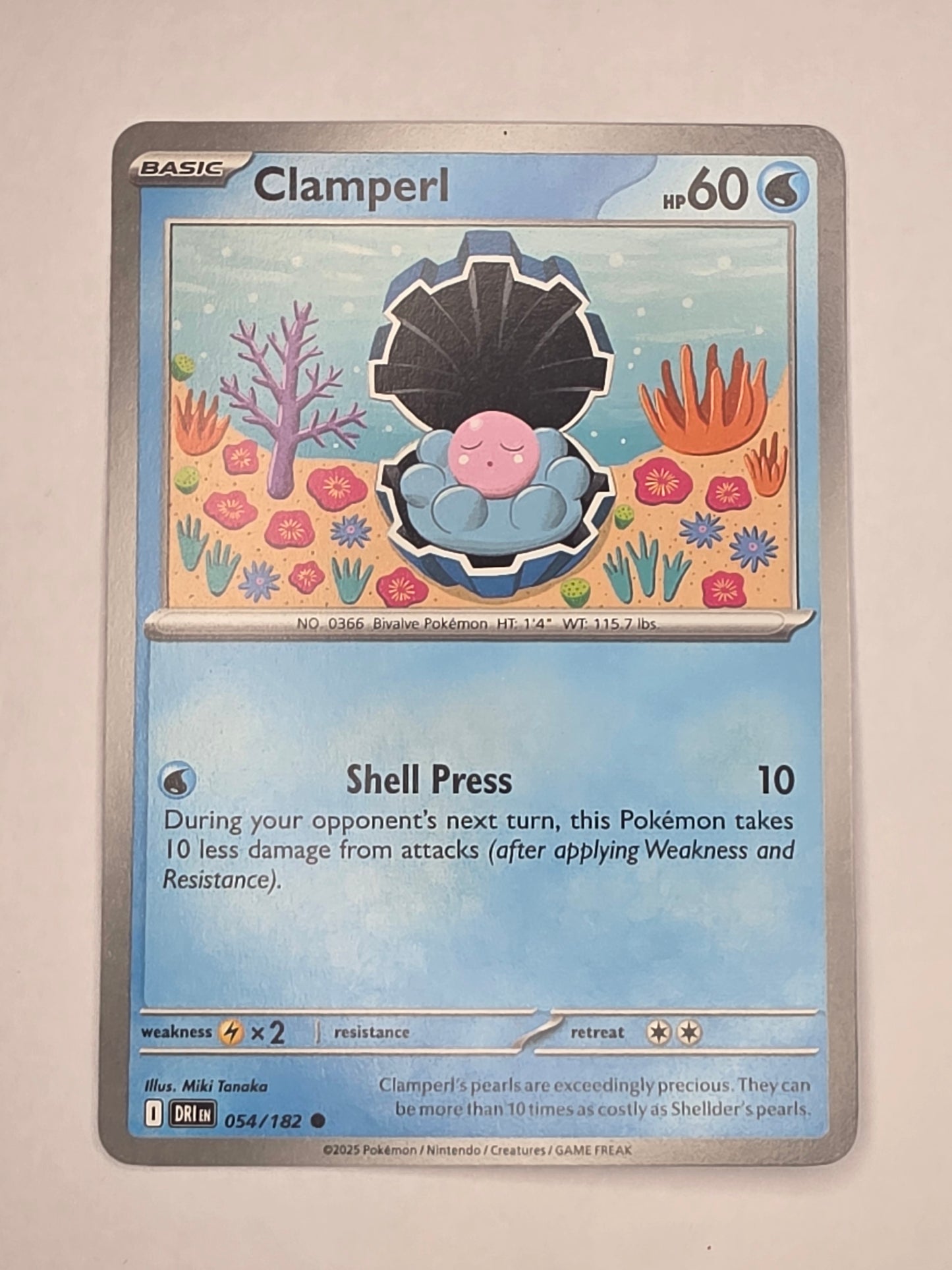 #054/182 Clamperl Normal