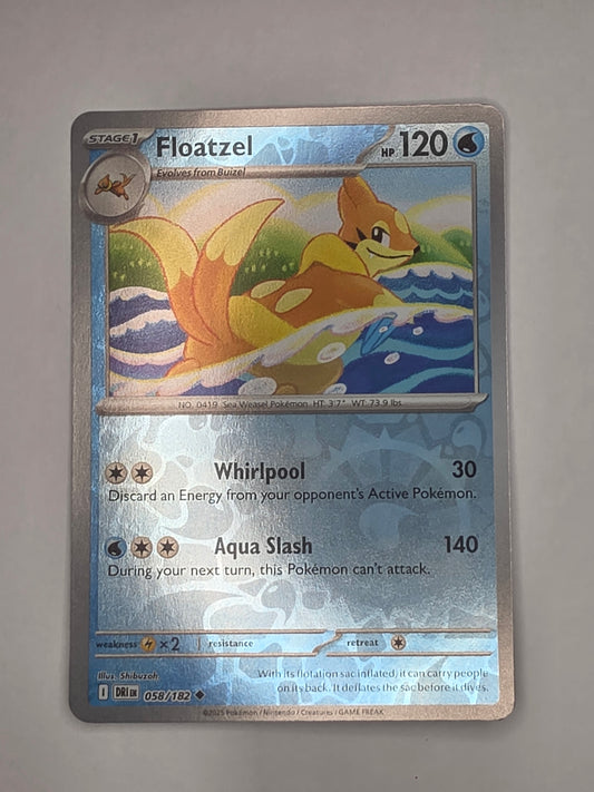#058/182 Floatzel Reverse Holo