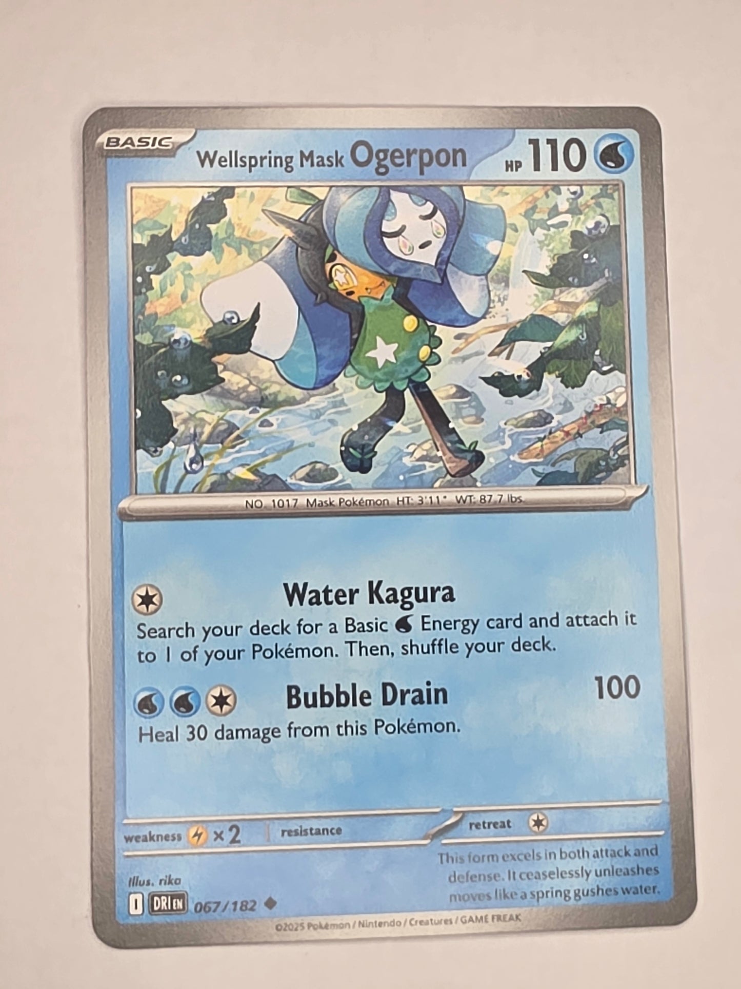 #067/182 Wellspring Mask Ogerpon Normal