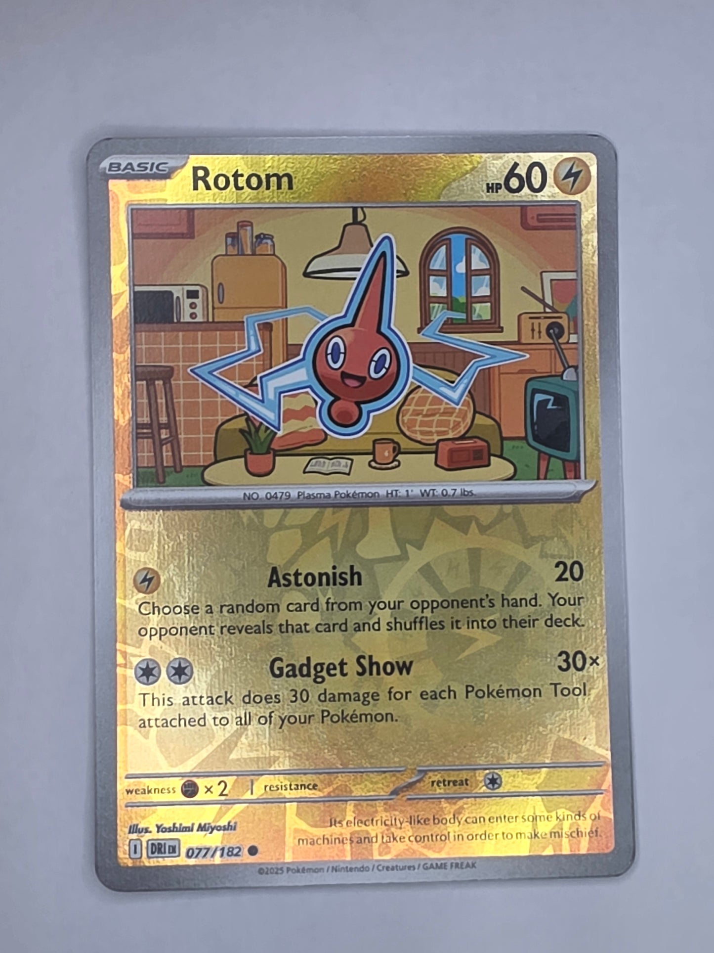 #077/182 Rotom Reverse Holo