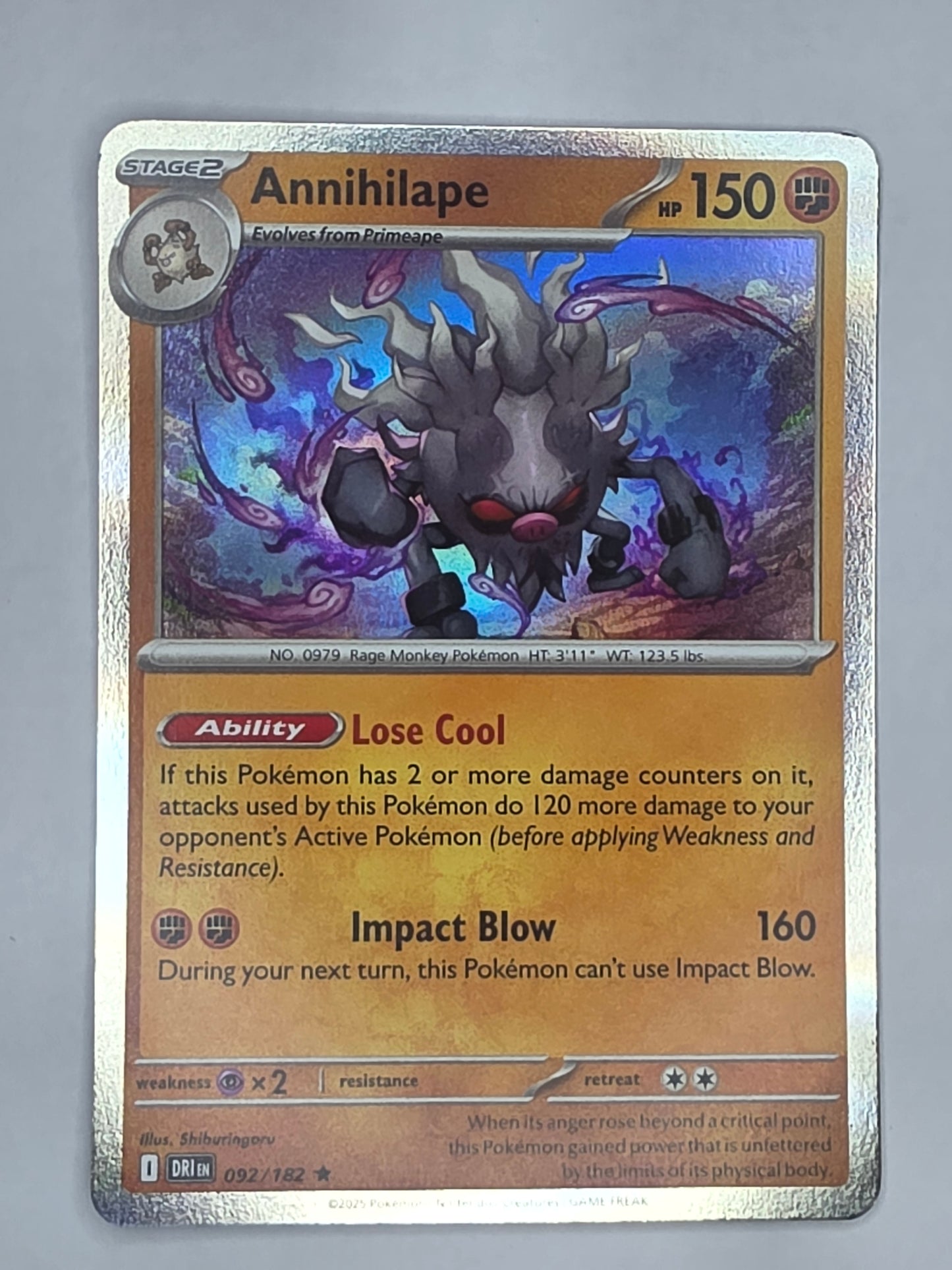 #092/182 Annihilape Holofoil