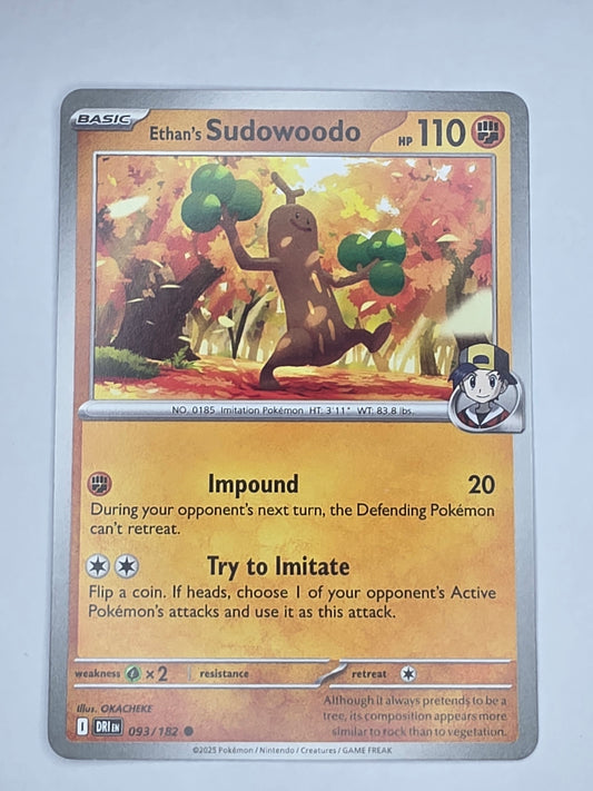 #093/182 Ethan's Sudowoodo Normal