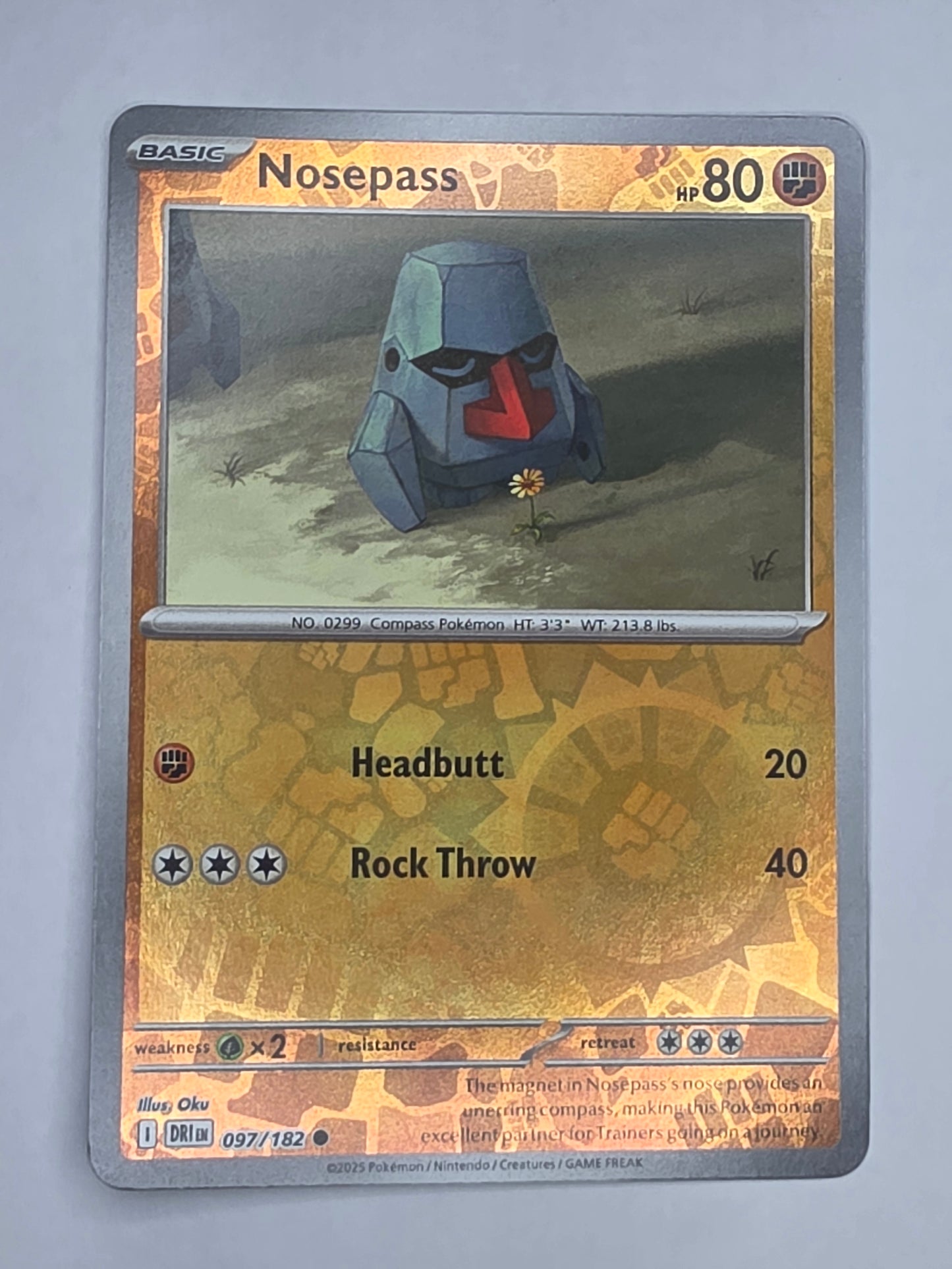 #097/182 Nosepass Reverse Holo