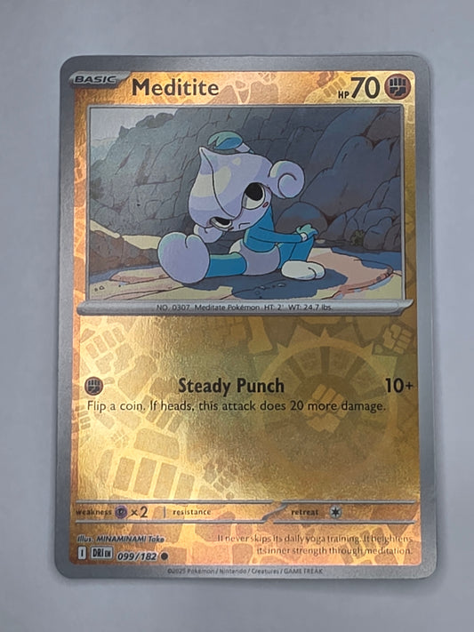 #099/182 Meditite Reverse Holo