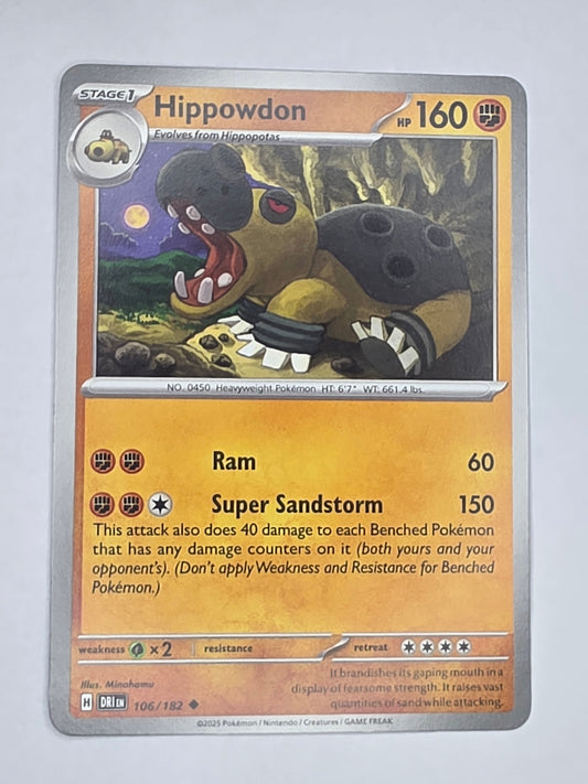 #106/182 Hippowdon Normal