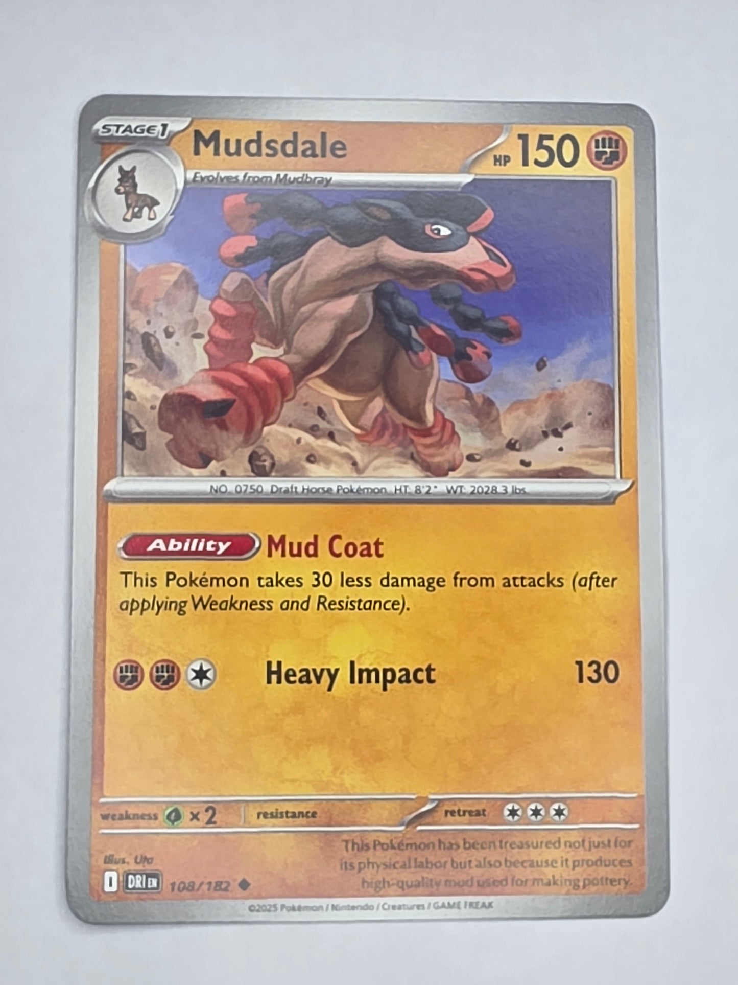 #108/182 Mudsdale Normal