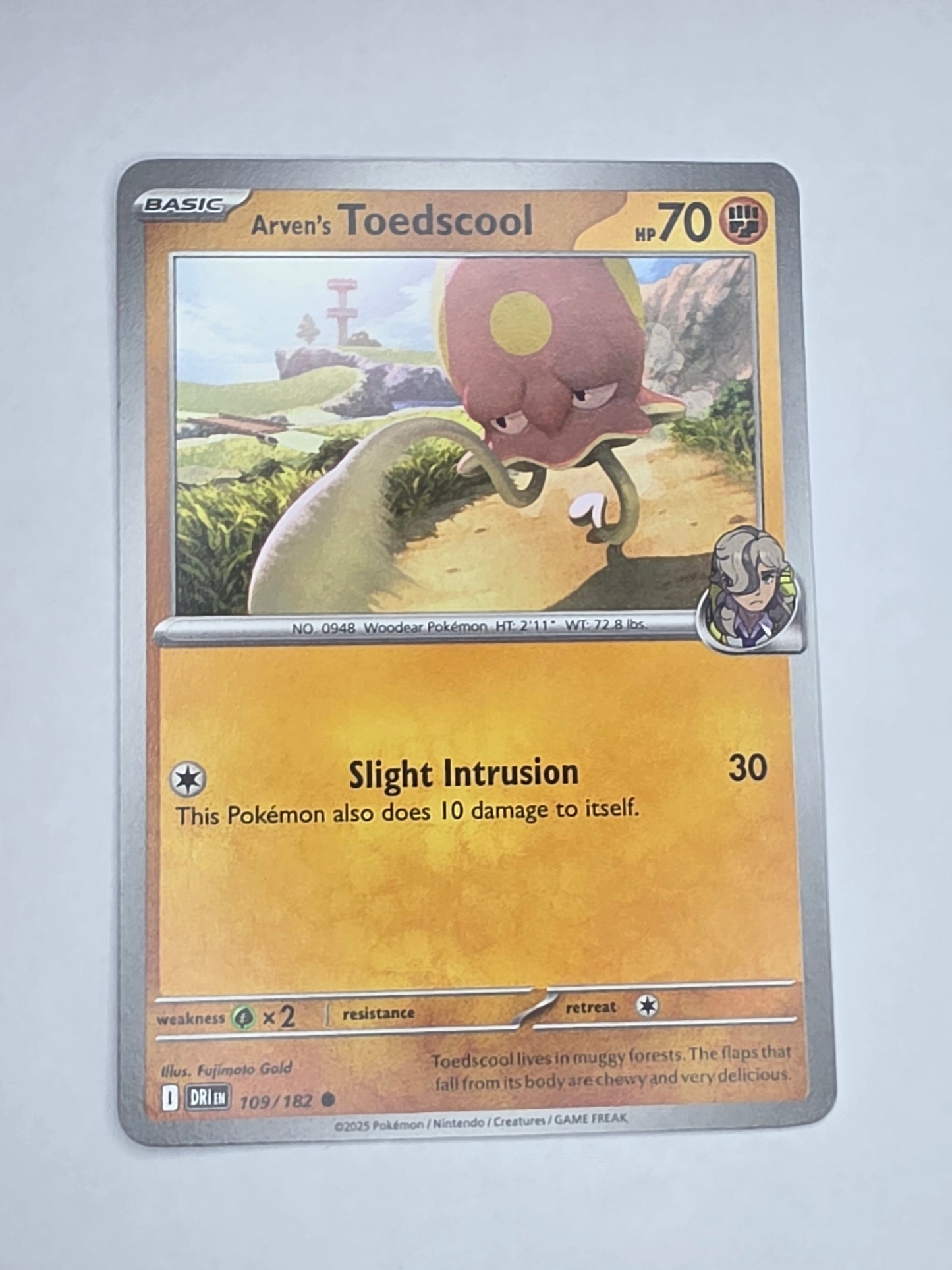 #109/182 Arven's Toedscool Normal