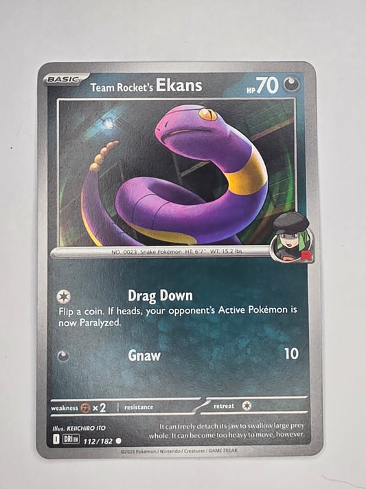 #112/182 Team Rocket's Ekans Normal