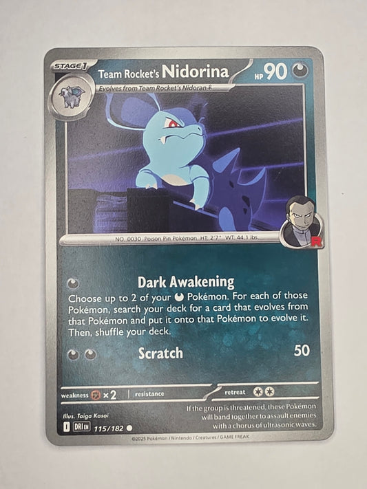 #115/182 Team Rocket's Nidorina Normal