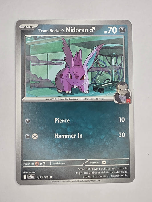 #117/182 Team Rocket's Nidoran Male Normal