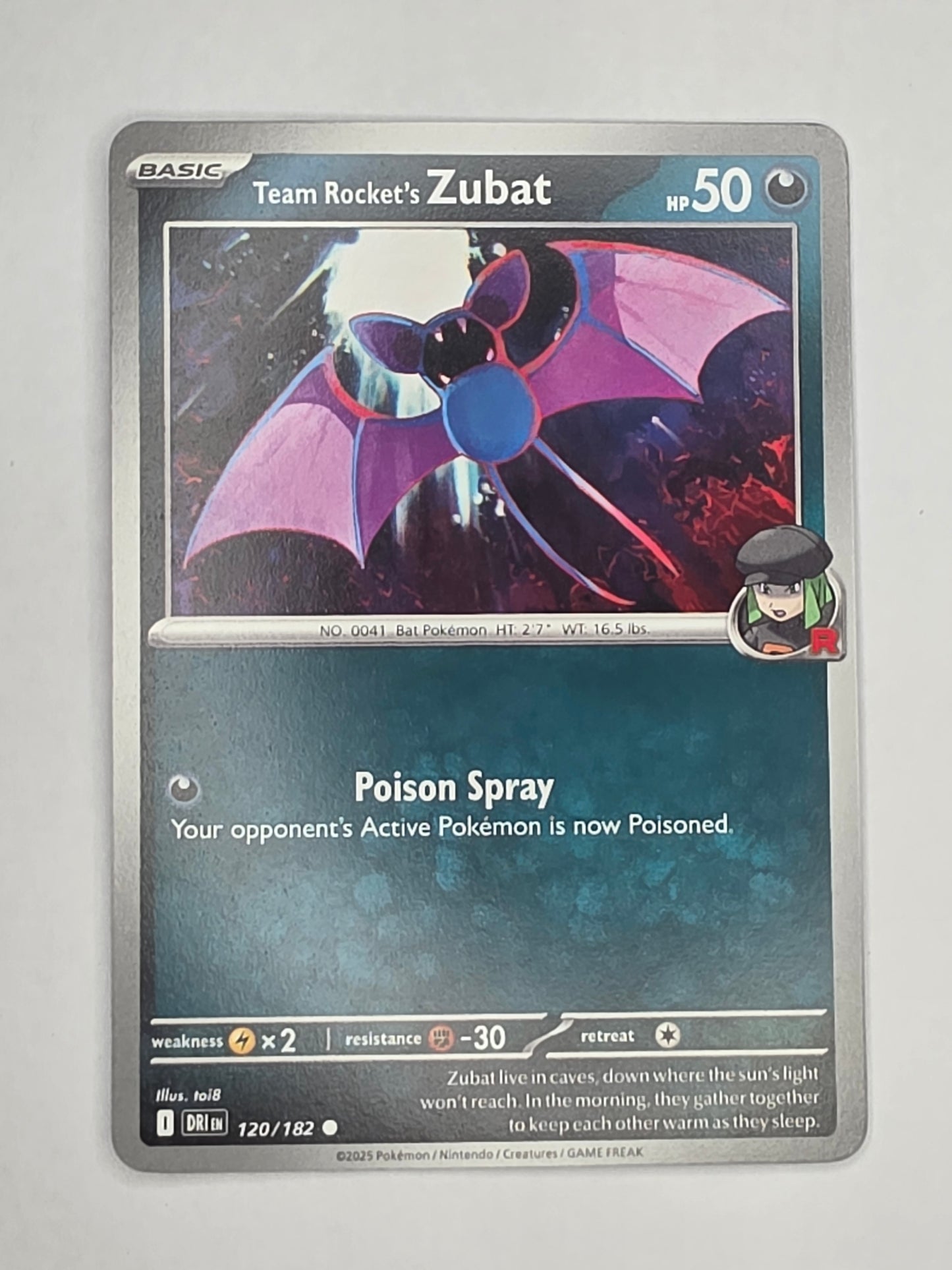 #120/182 Team Rocket's Zubat Normal
