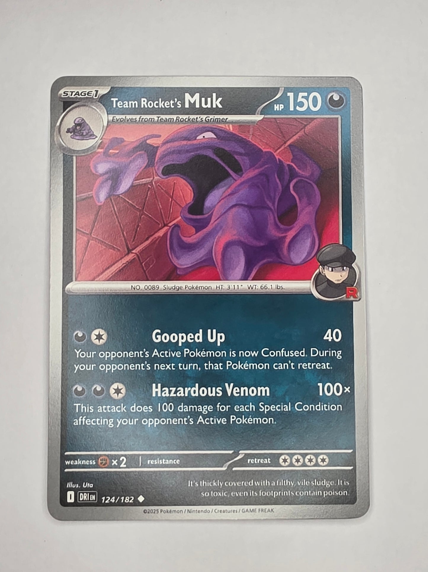 #124/182 Team Rocket's Muk Normal