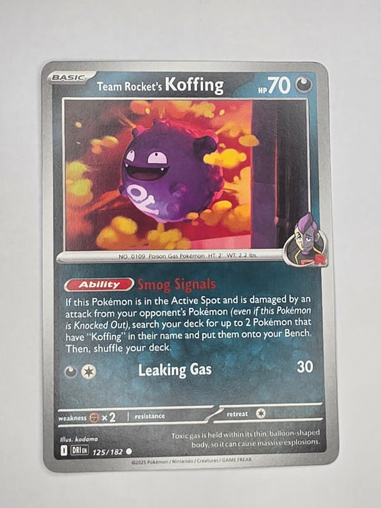 #125/182 Team Rocket's Koffing Normal