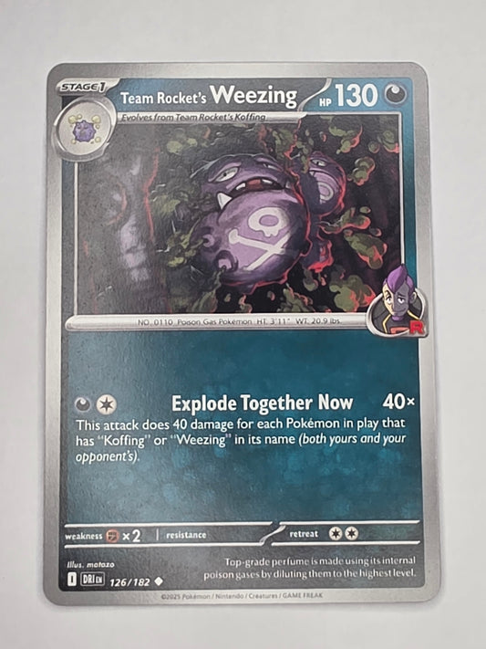 #126/182 Team Rocket's Weezing Normal